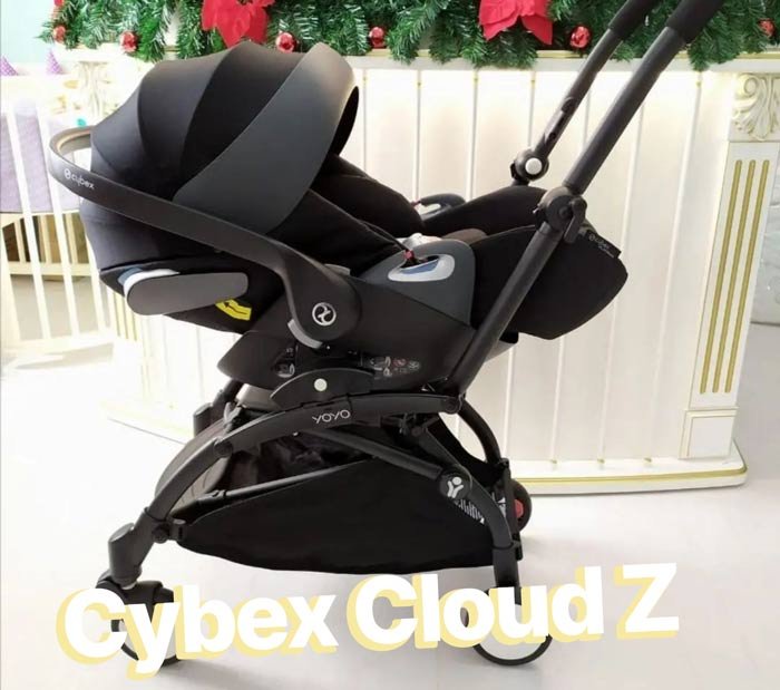 seggiolino auto Cybex Cloud Z su un passeggino YOYO Babyzen